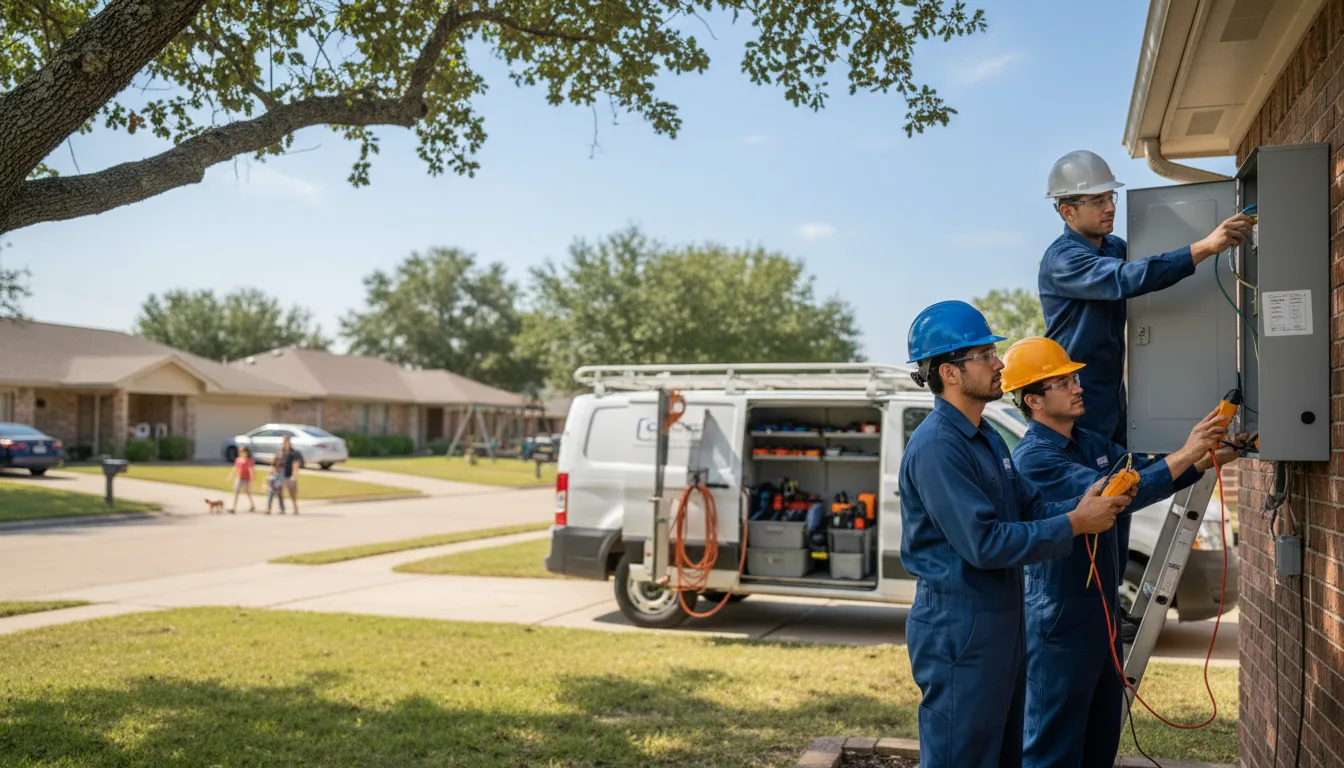 Certified electrician providing emergency electrical services in Dubois, IN